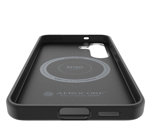 SAMSUNG Enzo Aramid Case do Galaxy S25 Black Silver GP-FPS931PGABW - 1310663 - zdjęcie 4